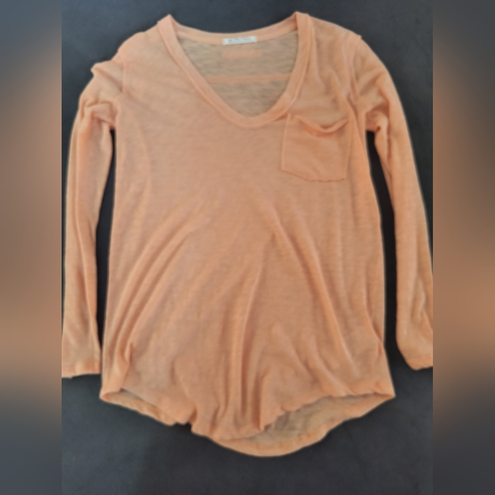 We The Free Tangerine L/S Top Large